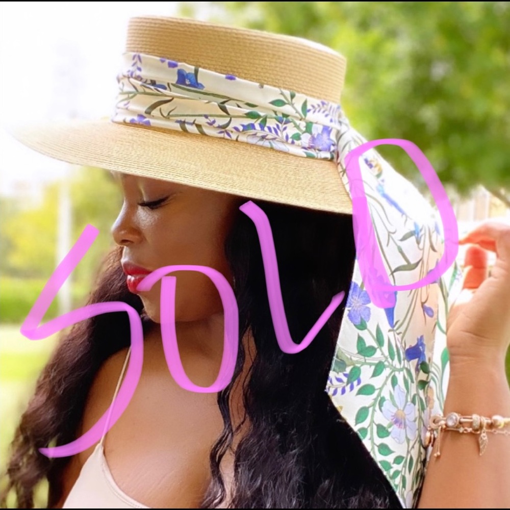 Alba Gucci Vintage-Style Sun Hat